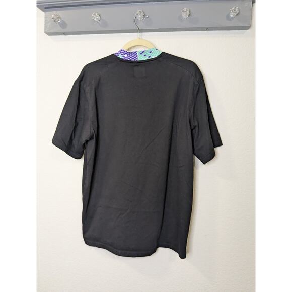 Pit Viper Sunglasses Naples Hi Collar Tee T-Shirt Biking Men Size Small Black - Picture 4 of 7